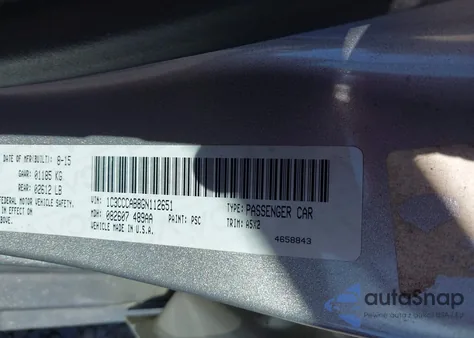 2016 Chrysler 200 Limited from USA, damaged, VIN 1C3CCCAB8GN112651